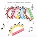 ZUINIUBI Alloy 5 Jingle Bells Sleigh Bells Instrument on Plastic Handle for Baby Kids Random Delivery