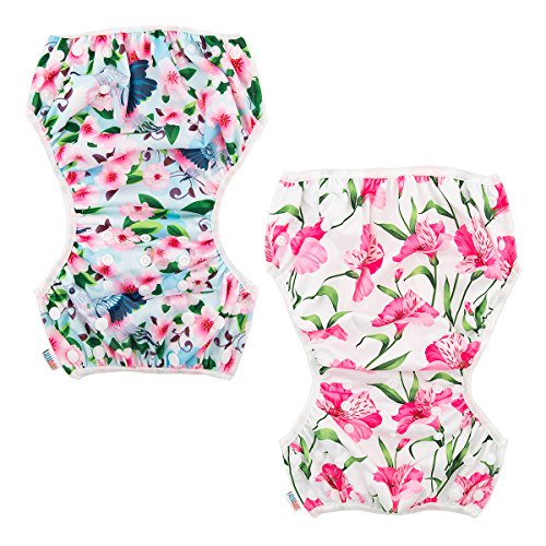 2 ALVABABY+Diapers+Reuseable+Adjustable+Swimming