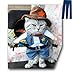 Mikayoo Pet Dog Cat Halloween Costumes,The Cowboy for Party Christmas Special Events Costume,West Cowboy Uniform with Hat,Funny Pet Cowboy Outfit Clothing for Dog cat(M) Blue