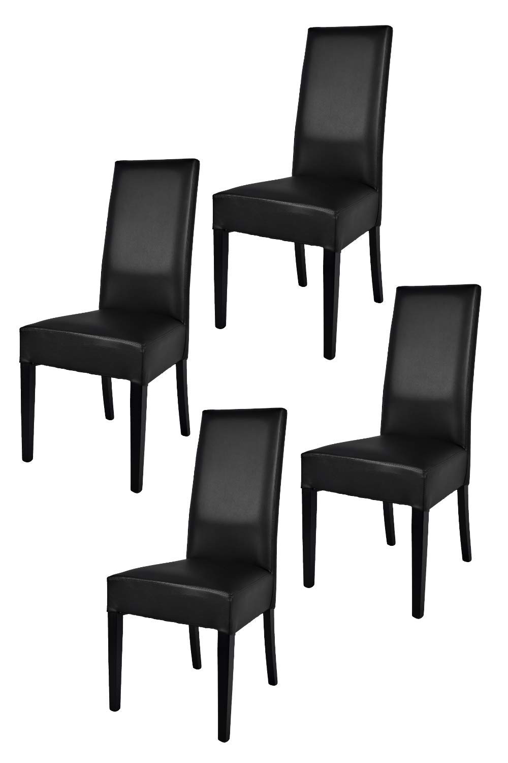 Tommychairs Set of 4 modern chairs LUISA for kitchen, dining room and