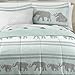Loft Style Boho Elephant Ultra Soft Microfiber Comforter Set, Twin, Light Blue