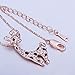 MR.TIE 18K Rose-Gold Plated Cute Animal Pendant Neck Chain Necklace Valentine's Day Gift