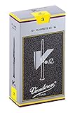 Vandoren CR193 Bb Clarinet V.12 Reeds Strength 3; Box of 10