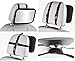 Baby Mirror for Car - Safety with Secure Headrest Double-Strap, Rear Facing Car Seat Mirror - Large, Clear & Convex Back View Mirror - Adjustable & Shatterproof Infant Car Mirror by Diamond Driven