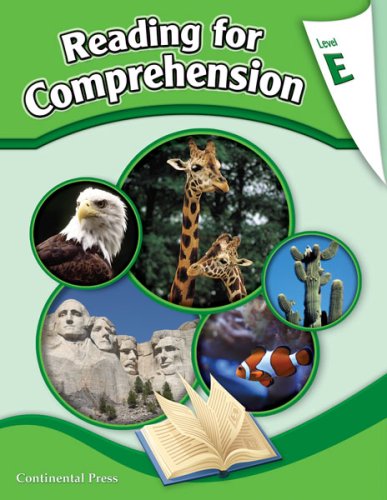 Reading Comprehension Workbook: Reading for Comprehension, Level E