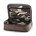 HOJ CO. Deer Zip Around Toiletry Bag - Canvas & Leather Men's Dopp Kit - Toiletry Organizer