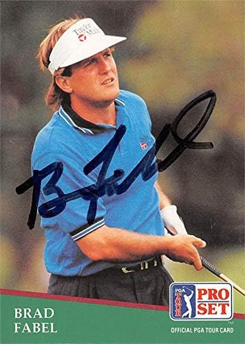 Brad Fabel Autographed Golf Card Pga Tour Houston Cougars Sc 1991 Pro Set 131 Autographed Golf Equipment At Amazon S Sports Collectibles Store