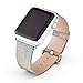 MIFFO Apple Watch Band Leather iWatch Strap Extreme Deluxe Shiny Bling Glitter Leather Bracelet Wristband for Apple Watch Series 1, Series 2, Series 3 Sport Edition (Rainbow-38mm)