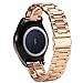 Valkit for Gear Sport/ Gear S2 Classic Bands - 20mm Stainless Steel Watch Band, Metal Replacement Strap For Samsung Gear Sport SM-R600/ Gear S2 Classic Smart Watch (SM-732 & SM-735) Small - Rose Gold