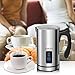 Milk Frother Electric and Heater Cappuccino Matcha Tea Foam Maker 240 ML,LAPUTA Milk Steamer(Silent Operation) Electric Liquid Heater with Hot or Cold Milk,Milk Warmer for Coffee Latte…