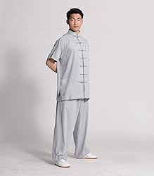 ZooBoo Unisex Short Sleeve Taichi Uniform Summer