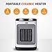 ANSIO Electric Heater Ceramic Space Heater for Home and Office Ceramic Small Heater with 1500W Oscillating, Overheat Protection Ideal for Small & Medium Rooms - 2 Year Warranty
