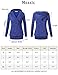 Messic Outerwear Hoodie Tops, Women's Long Sleeve Stylish Knitted Sweater V Neck Chic Pullover Hoodie,Colorful Grey M