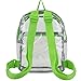 Eastsport 100% Transparent Clear MINI Backpack (10.5 by 8 by 3 Inches) with Adjustable Straps