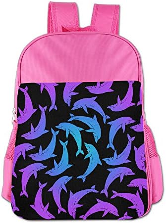 Marine Dolphin Student Backpack School Bag Print Backpack For School Shoulder Daypack Handbag
