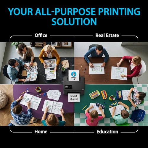 Smart Ink Compatible 206A Toner Replacement for HP 206A Toner Cartridges 4 Pack 206X with Chip to use with Color Laserjet Pro MFP M283fdw M283cdw Laserjet Pro M255dw M255nw (Black Cyan Magenta Yellow)