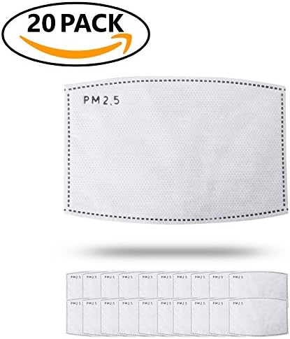 JayJay Pollution Dust Mouth Mask Replaceable PM2.5 Filter 20pcs