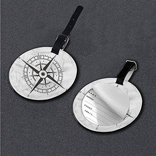 New Creative Luggage Tags Compass,Navigational Equipment Sea Suitcase Labels Bag