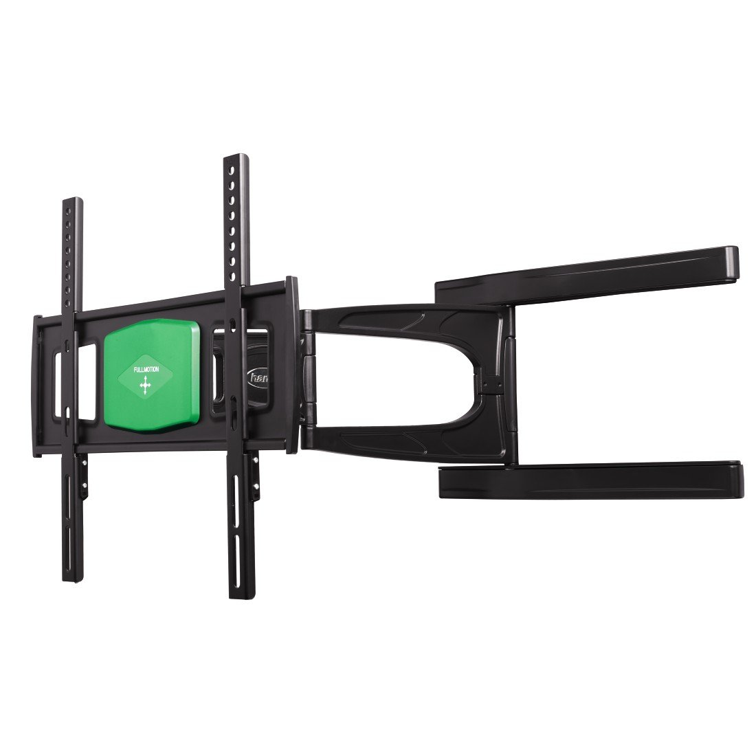 Hama 108749 Full Motion TV wall bracket (tiltable, swivelling, for televisions from 32 to 56 inches, incl. Fischer plugs, VESA up to 400x400, max. 25 kg) black