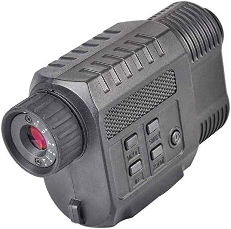 Solomark Night Vision Monocular, Infrared IR Camera & Camcorder in Complete Darkness - 500ft/150M Viewing Range for Hunting &scouting game, Security &surveillance and Observing Wildlife