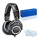 Audio-Technica ATH-M50x Professional Studio Monitor Headphones + BONUS Photive CYREN Portable Wireless Bluetooth Speaker with Built in Speakerphone