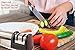 Black Friday 2017 Gudaco Premium Chef Knife Sharpener HK301, 7.9 L x 2.6 H x 2.4 W inches, Black & Stainless Steel, 2 Stage Diamond Coated Sharpening Wheel System for Straight and Serrated Knives
