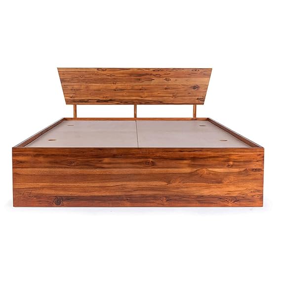 Wakefit Ara Teak Wook King Size Bed with Storage Amazon.in Furniture
