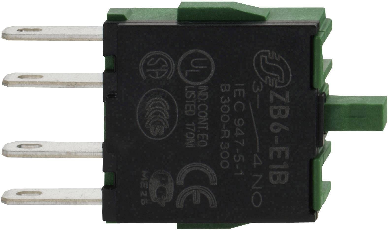 Schneider Electric ZB6E2B Connector Block, Single Contact Block For Head Ø16 1Nc Faston Connector