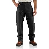 Carhartt Men's Big &amp; Tall Firm Duck Double Front Work Dungaree