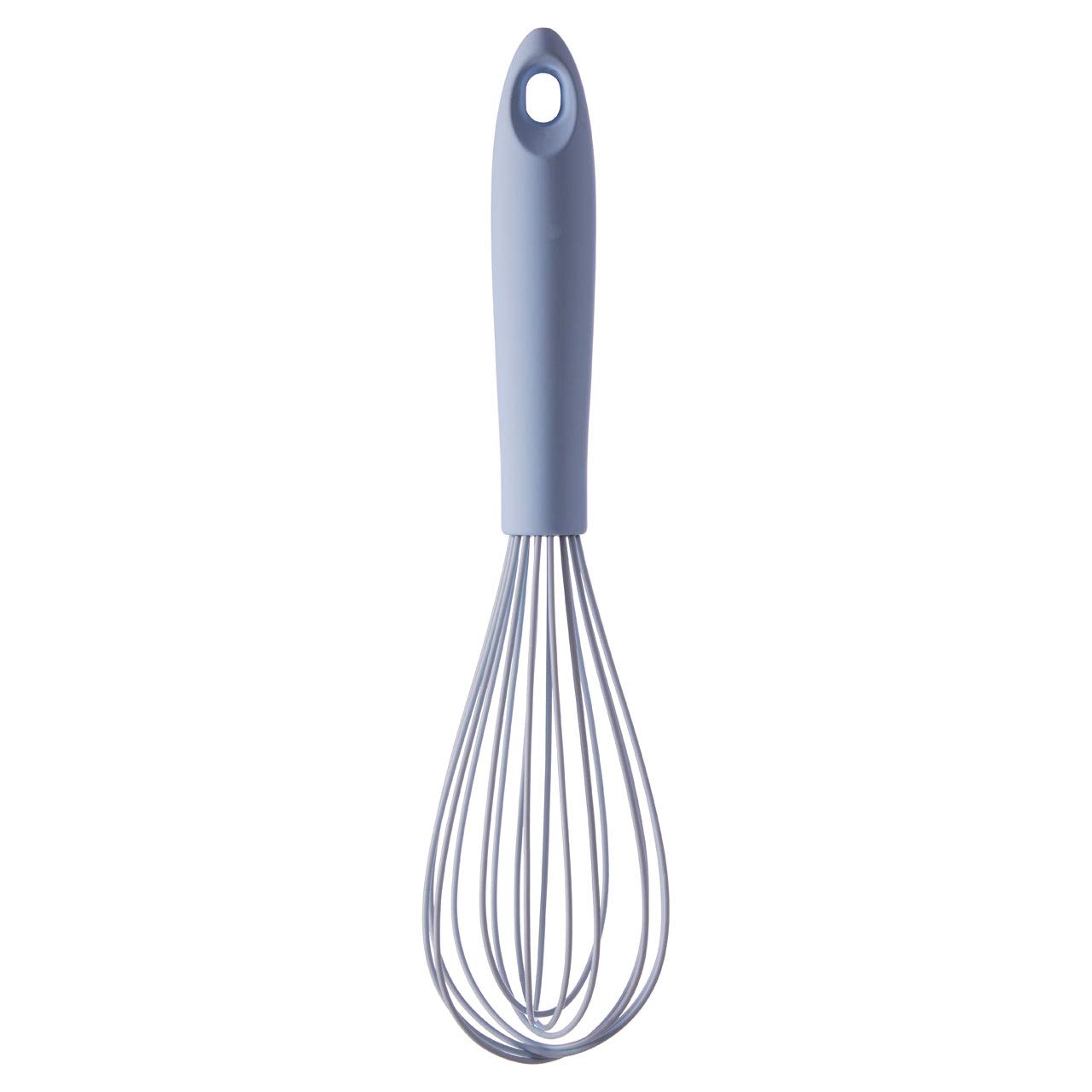 Premier Housewares Light Blue Silicone Whisk|Premium Heat-Resistant Whisk For Cooking And Baking|Dishwasher Safe Beater|Stain-Resistant Whipping Tool With Comfortable Handle