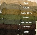Ghillie Suit Thread - Lightweight Synthetic Ghillie Thread to Build your own Ghillie suit