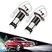 Loriver 2pcs H3 Fog/Driving Lights LED Light Bulbs 6000K Bright White 50W 6000LM