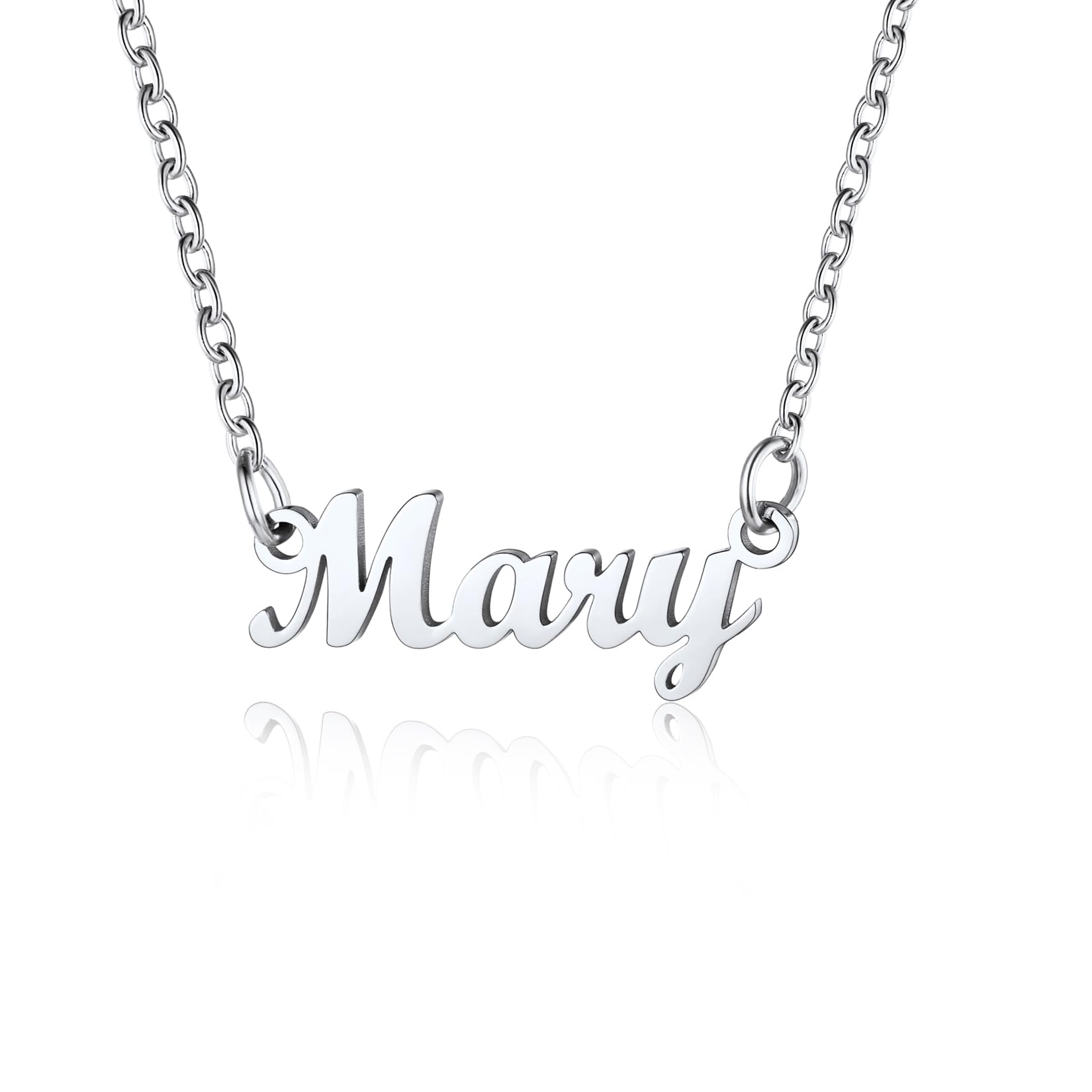 U7 Name Choker Mary Necklace Womens Custom Necklaces — image 1