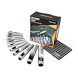OWDEN 12Piece Leather Hole Punch Set with a Free
