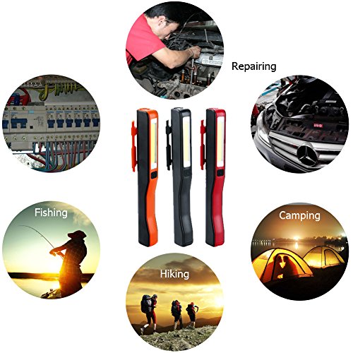 WREOW Rechargeable LED Work Light,Portable Pocket COB Floodlight