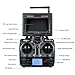 Potensic F181DH Drone with Camera, RC Quadcopter 720P Altitude Hold UFO & Seamless-speed Function with FPV LCD Screen Monitor - Blue