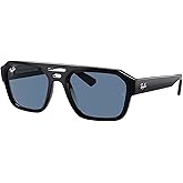 Ray-Ban Corrigan RB4397 Square Sunglasses for Men for Women +BUNDLE with ACCESSORY EYEWEAR KIT