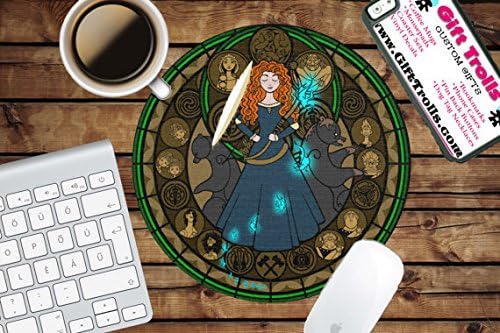 Merida - Kingdom Circle Mouse Pad - Mousepad - CoWorker Teacher Gift - Brave