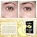 Puriderma 24K Anti-Aging Gold Collagen Eye Mask with Hyaluronic Acid - Hydrate, Lift, Refresh Under Eye - Smooth Wrinkles, Fine Lines, Dark Circles, Puffiness, Dryness (15 Pairs)