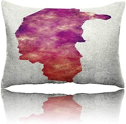 Amazon Com Neck Pillow Australian Capital Territory Watercolor