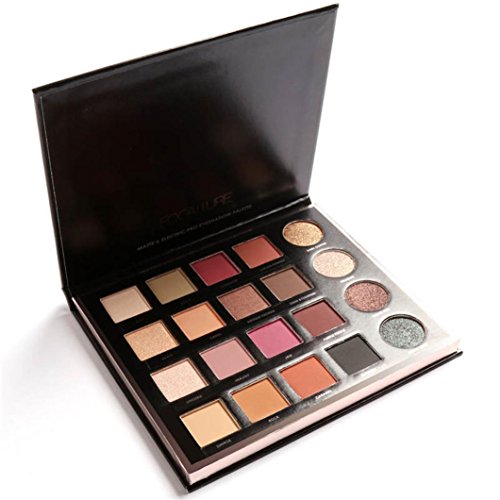 Eyeshadow Palette,Putars Sexy 20 Colors Pearlized Color Eyeshadow Powder Eye Shadow Palette Set Professional Cosmetic Black