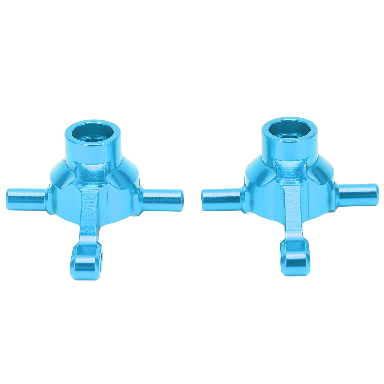 Front Knuckle Arms Set, Aluminum Alloy Front Knuckle Arms Set Durable Upgrade Knuckle Arms Parts for Tamiya TT02(blue)