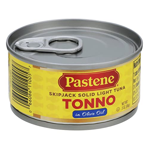 Pastene Tonno Tuna in Olive Oil, 3 Ounce (Pack of 24) (Packaging May