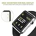 Amoner Screen Protector for Apple Watch, 38mm iWatch Tempered Glass Screen Protector, Full Coverage Scratch Proof Screen Film for 38mm iWatch Series 1/2/3, Black