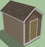 8x12 Shed Plans - How To Build Guide - Step By Step - Garden / Utility / Storage