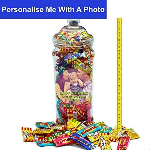 Jumbo Luxury Jar Of Swizzels Sweetshop Mini Chew Bar Classics - Authentic Victorian Style Sweetshop Jar