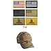 WZT Bundle 6 pieces american flag Tactical Military Morale Patch Set