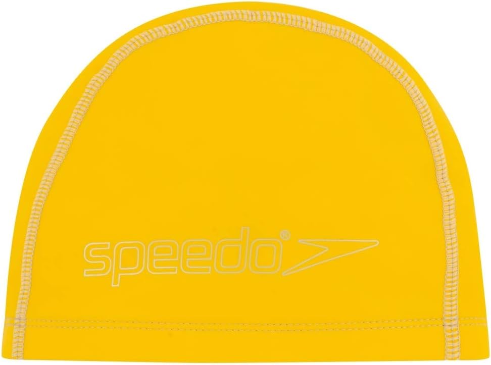 Speedo Unisex Youth Pace Swimming Cap Yellow One Size Kids Swim