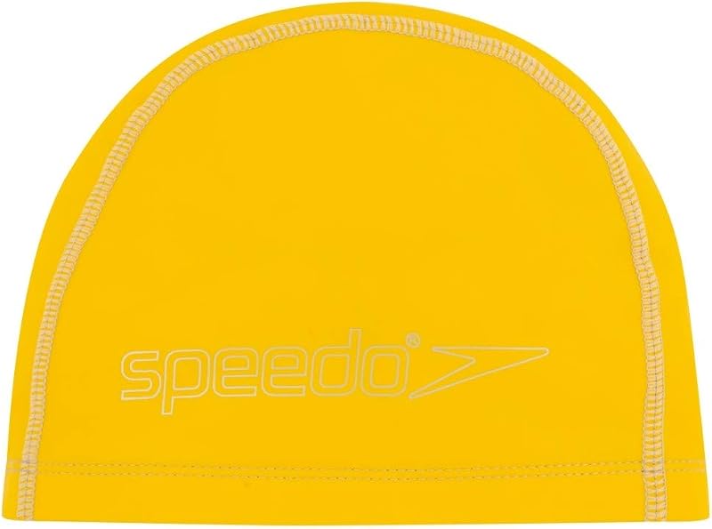 Speedo Unisex Youth Pace Swimming Cap Yellow One Size Kids Swim