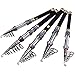 Sougayilang Portable Telescopic Fishing Rod, 24 Ton Carbon Fiber Spinning Ice Rods, Pocket Fishing Pole for Adults, Kids, Outdoor Sport, Travel, Freshwater Fishing